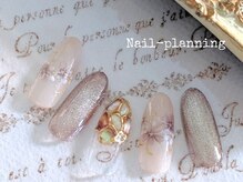 ネイルプランニング(Nail-Planning)/大人かわいい水彩フラワー