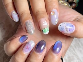 カエル&雫&紫陽花&うるうるマグ