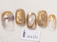 アイネイルズ 渋谷店(I nails)/ブラウンゴールドニュアンス