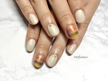 モフルール(Mofuleur)/マット・チェック・ベージュ