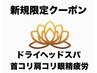 【ご新規様限定】ドライヘッドスパ80分　¥9,500