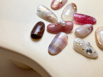 ルカ 大宮(Luca)の写真/【初回オフ無料☆HAND定額アートコース90分¥7700→¥7000】トレンド×好み×自分らしさを表現する指先に♪