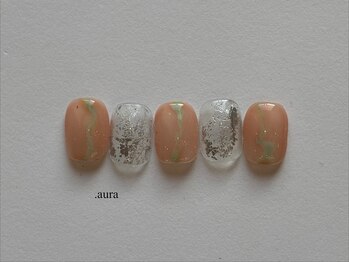 アウラ(.aura)の写真/【ネイルデビューの方・ARTネイルに挑戦してみたい方にオススメ】丁寧なカウンセリングで理想の指先へ