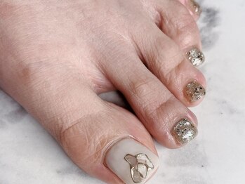 シェル×ラメで足元から夏準備♪