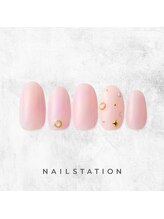 ネイルステーション ルミネ横浜店(NAIL STATION)/キラキラネイル／パラジェル
