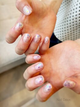 ネイル ドゥ 岡山駅前店(Nail Doux)/キラキラホログラム