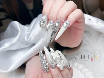 チル 大須店(CHILL)の写真/長さ出しで指先を美しく魅せる♪爪の形やお悩みにも◎チップ・スカルプどちらでも対応可能♪