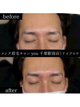 ユー 千葉駅前店(you)/メンズ眉毛/メンズ眉/千葉駅