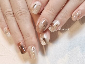 ディアネイル(dear.nail)/カフェオレネイル☆