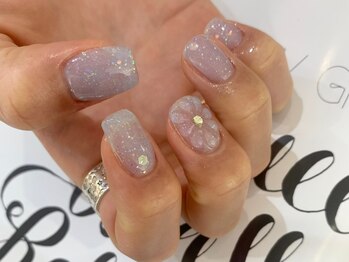 シェリーラメール 原宿店(cherie la mer)/クリアぷっくりフラワー