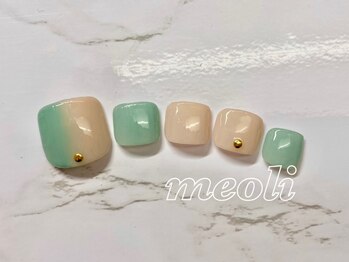 ミオリィ(meoli)/縦グラデーションアート