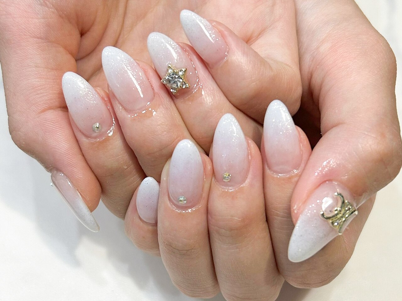 No85. No85. 2種キラキラネイルパーツ☆ネイルジュエリー 2種