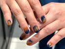 ニュアンス大人女子ブルーネイル