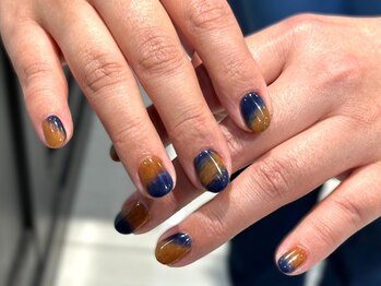 イヴ 新浦安店(Eve)/ニュアンス大人女子ブルーネイル