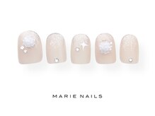 マリーネイルズ 大阪梅田店(MARIE NAILS)/新規8000 0313eシンプルベージュ