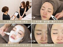 スリースリー 横浜(THREE THREE)の雰囲気（【相談できる◎】ハーブピーリングなど悩みに合わせて選べて安心）