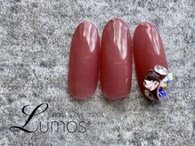 ルーモス 北堀江店(Lumos)//ワンカラー/ビジューネイル