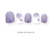 マリー ネイルズ いわきラトブ店(MARIE NAILS)/定額6,600円税込　パープル0901e