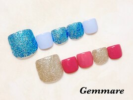 ラメキラキラフット