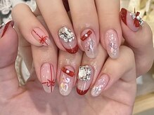 ウサギネイル 新大久保店(usagi nail)/クリスマスネイル
