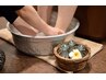【エアコンで冷えたお身体に】肩こり，腰痛等　足浴＋ボディケア40分　¥4,430