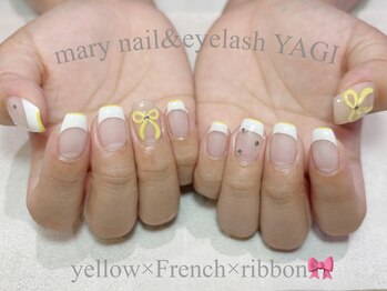 メアリー ネイルアンドアイラッシュ 八木店(mary)/French nail