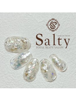 ネイルアンドアイラッシュサロン ソルティ 寺田町(salty)/キラッキラネイル