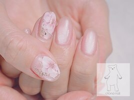 春ネイル フラワーネイル
