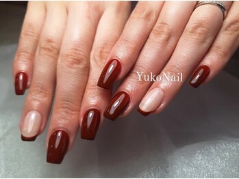 ユコネイル 茨木(Yuko Nail)/フレンチ/ワンカラー
