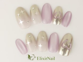 エリクサーネイル 池袋(Elixir Nail)/定額b カジュアル/クーポン使用