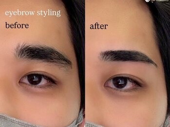 ファミーユプラス 伊勢崎(Fameu+)/メンズ眉毛スタイリング