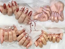 ユーネイルズ 恵比寿(Yu.NAILS.)/春デザイン◎バレンタインにも！