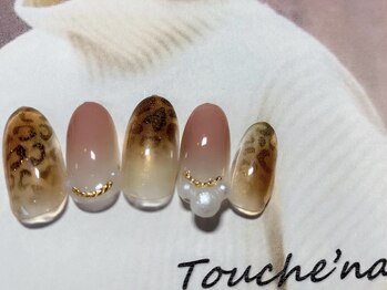 トゥーシェネイルズ(Touche'nails)/エアブラシレオパード