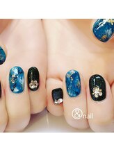 アンドネイル(& nail)/タイダイ