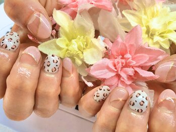 ディーネイル 京橋(D-nail)/立和名/ピンクレオパード