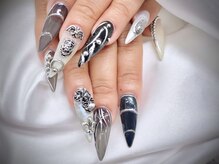 ルビーネイル 名古屋駅桜通口店(RUBY NAIL)/10本長さ出し10本アート付け放題