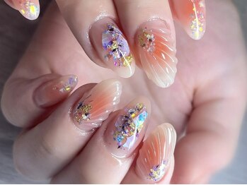 レア(Le'a)/チークマーメイドネイル