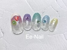 池袋ネイルサロン イイネイル(Ee-Nail)/かき氷シロップネイル全員￥7980
