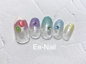池袋ネイルサロン イイネイル(Ee-Nail)/かき氷シロップネイル全員￥7980