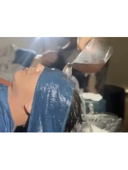 ヘッドスパで癒されたい