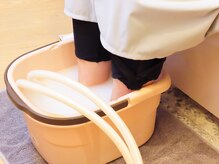 ルルオン中に水素足浴で発汗力さらにUP★下半身痩せに効果的！