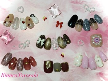 ビアンカ 沖縄豊崎店(Bianca)の写真/《シンプル~トレンドデザイン、豊富にご用意♪》初回オフ無料/カラーチェンジ◎ネイルをお得に楽しめる☆