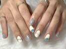 ブルーニュアンスネイル