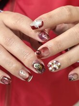 アウレ 中目黒(AURE)/赤ネイル