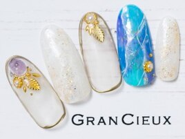 夏色天然石風ネイル／8500円