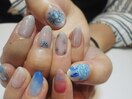 非対称ネイル