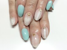 クォーターリゾートネイル(QUARTER RESORT nail)/ストライプネイル☆