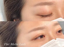 【フラットマットラッシュ】自まつに負担が少ないマツエク！より自然に、ブラウン系5もご用意♪