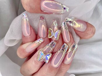 ラビィ 新宿店(Raviy)/ガラスフレンチネイル