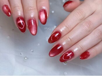 エンジェルガーデンネイル 池袋店(Angelgarden nail)/赤 ハートマグネット